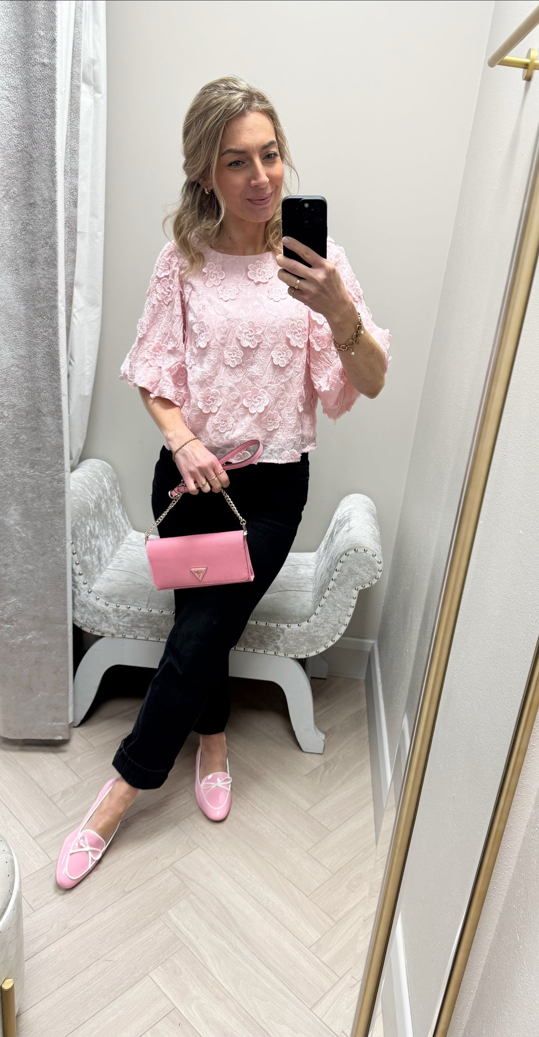Guess pink Noelle mini ZG787975 crossbody