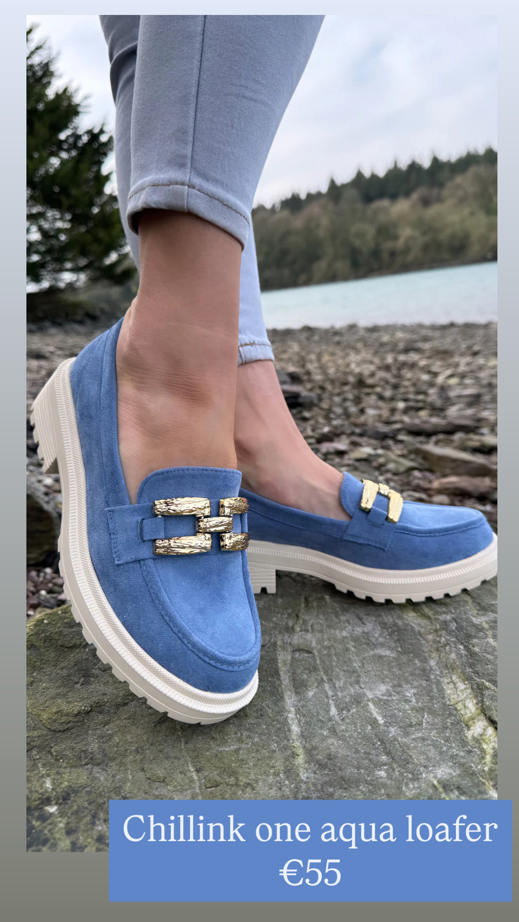 Chillink one aqua  loafer