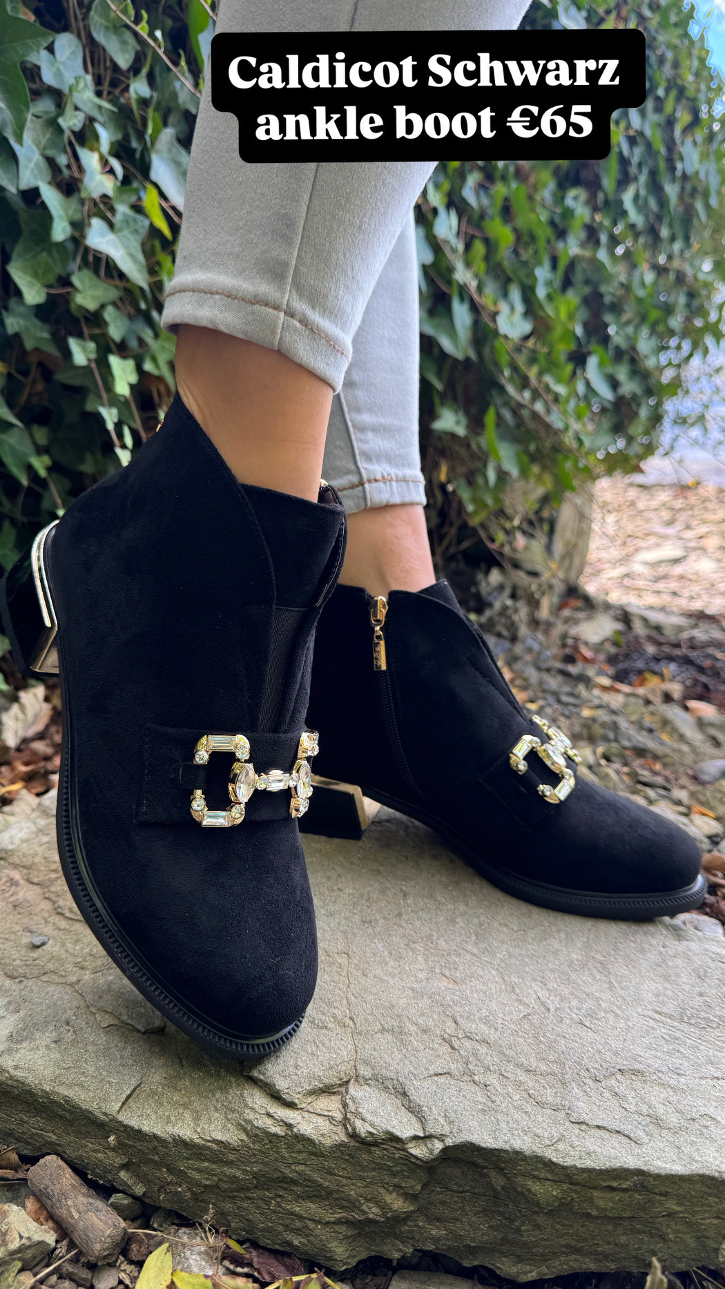 Caldicot Schwarz ankle boot