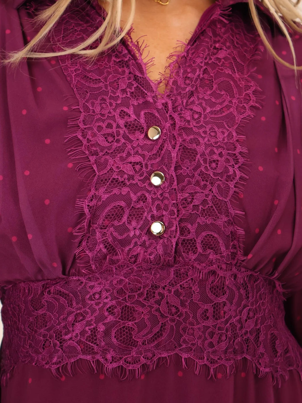 Plum kimi dress