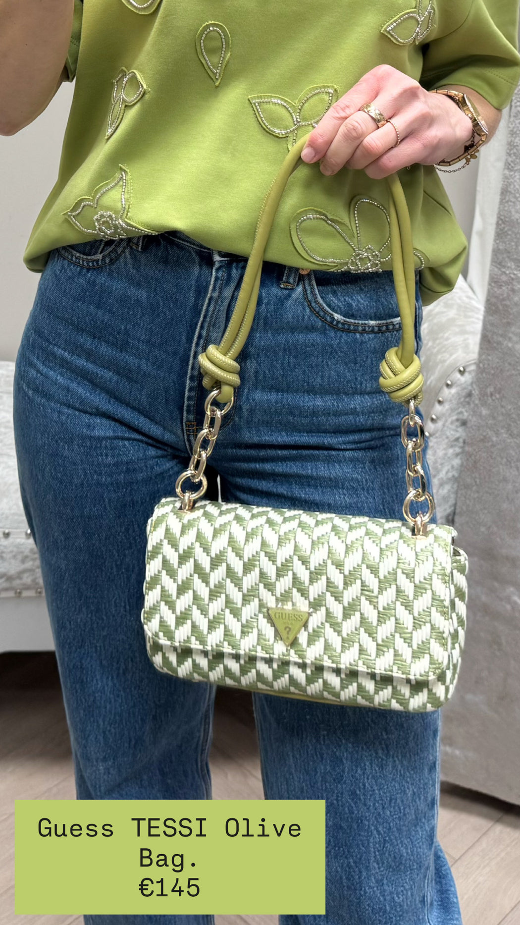 Guess TESSI Olive Bag. WG769119