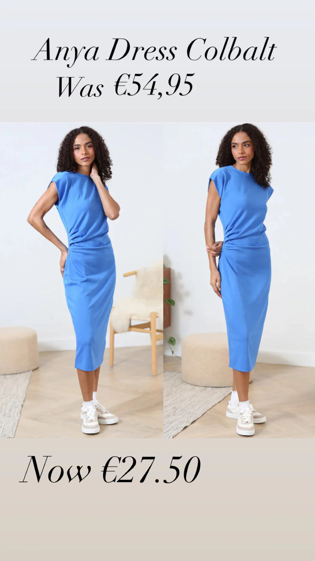 Anya Dress Colbalt