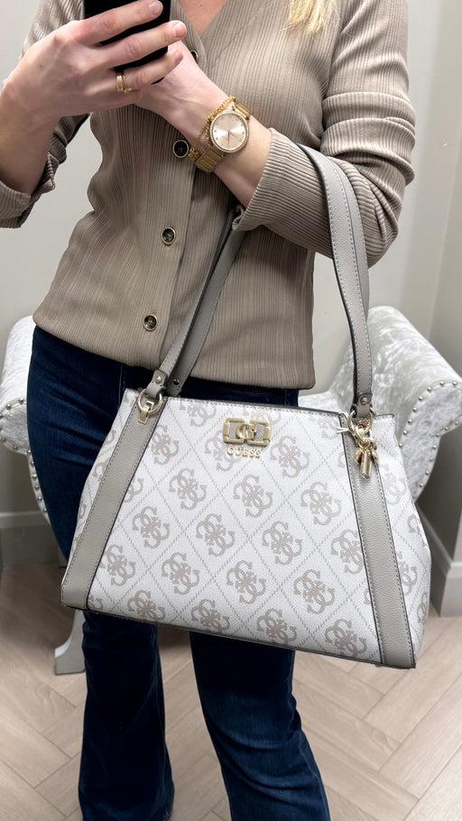 Guess karnilla dark taupe logo OS990122 bag