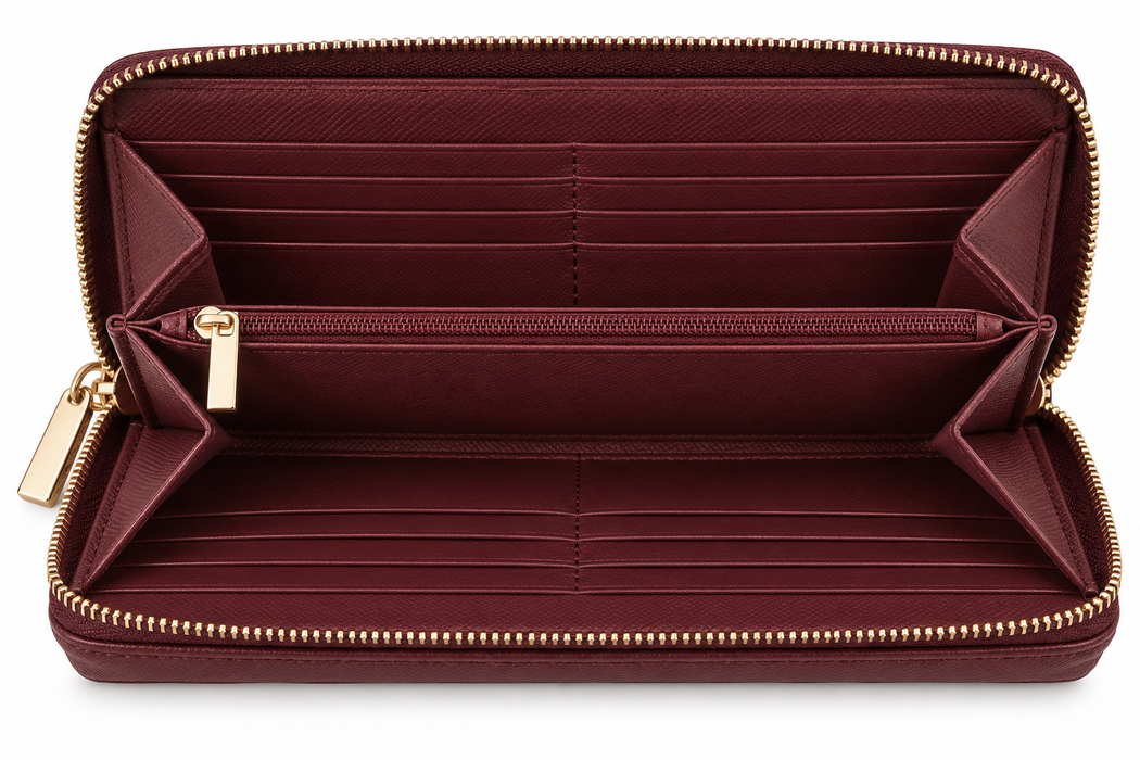 Guess Laurel burgundy wallet zg7459146