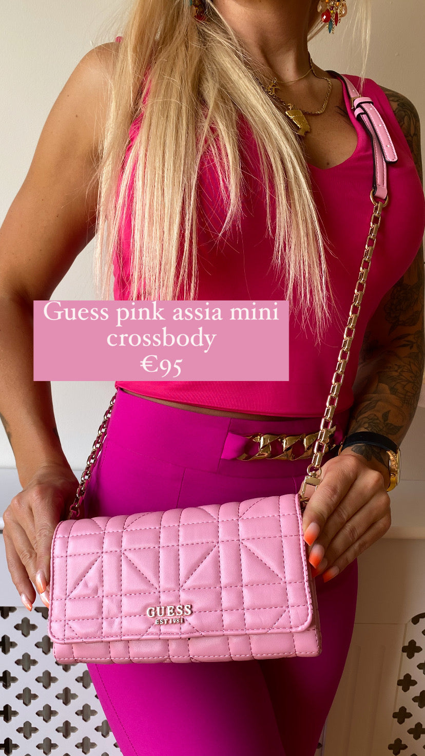 Guess pink assia mini crossbody QG849979