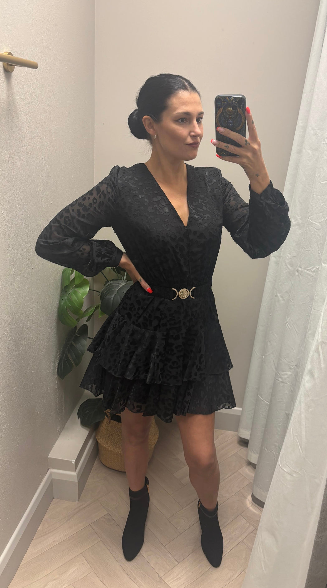 Guess black  Clarisse flare dress