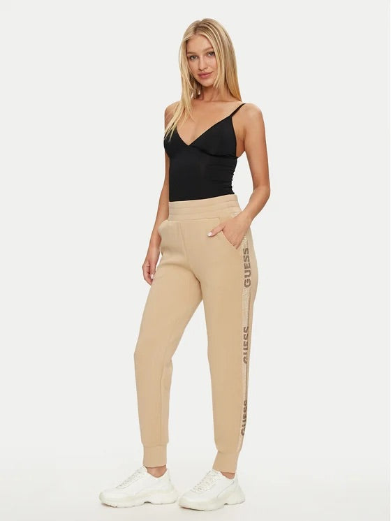 Guess Victoire scuba beige joggers W5RB00KBYE2