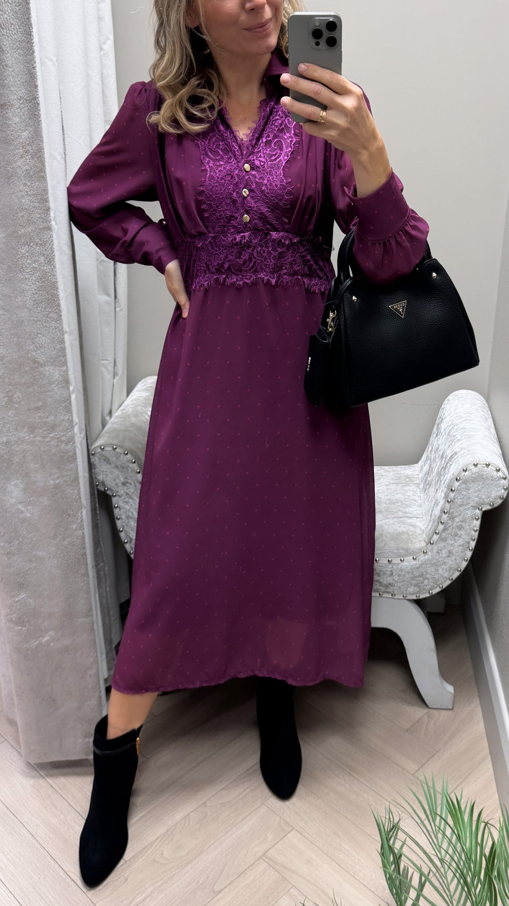 Plum kimi dress