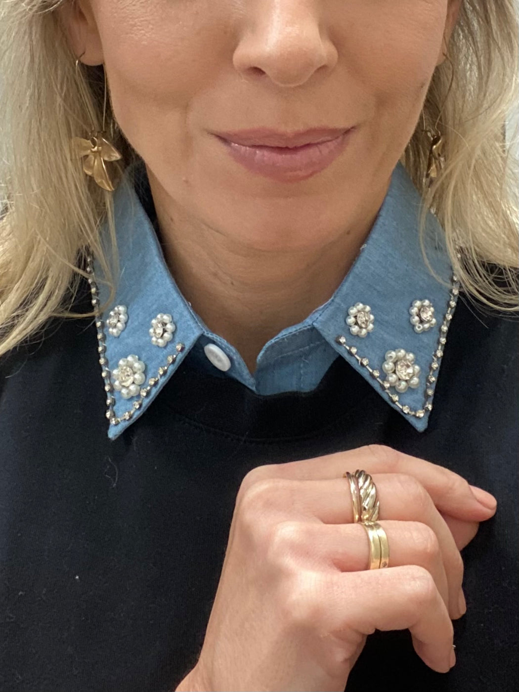 Maisy collar pearls