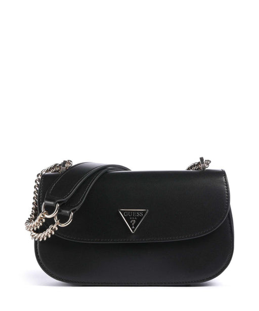 Black daryna guess flap over crossbody bag VG949321