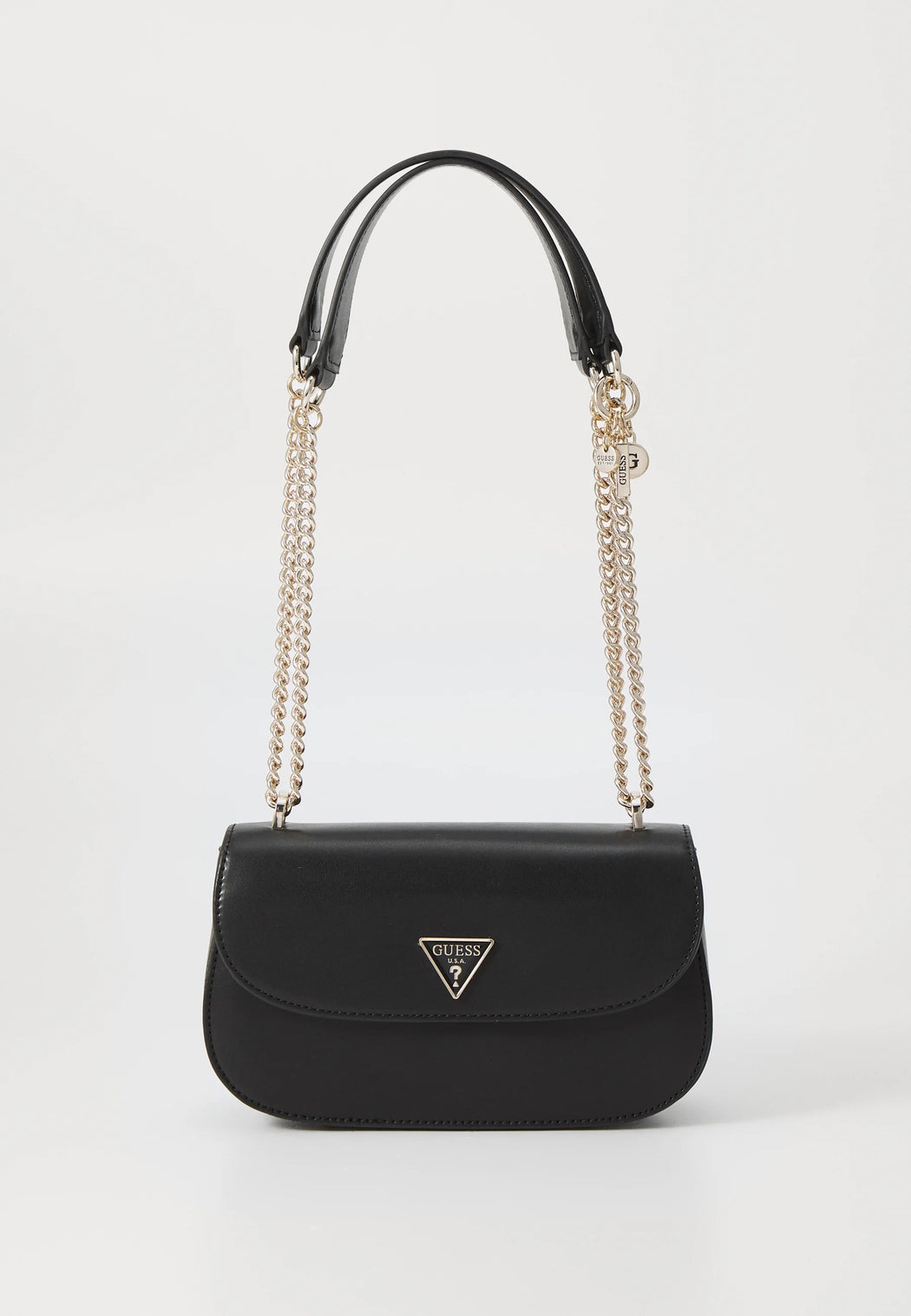 Black daryna guess flap over crossbody bag VG949321