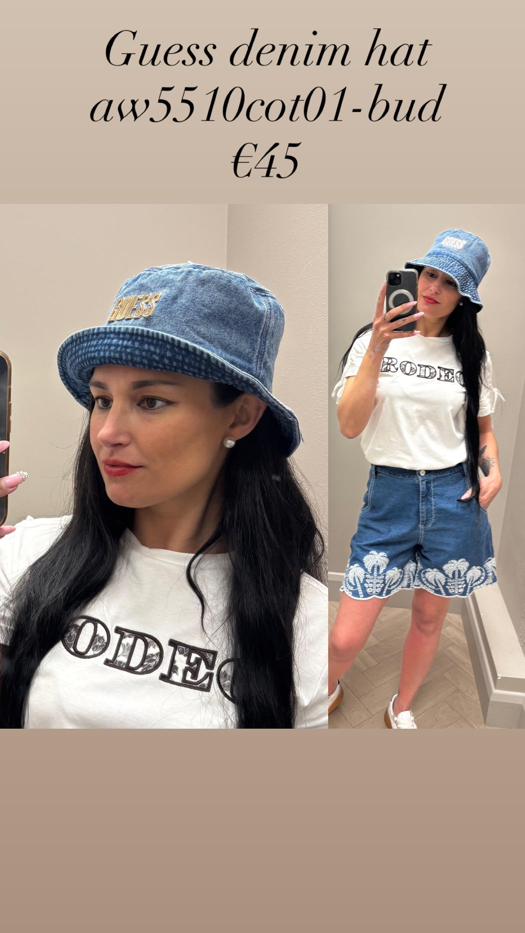 Guess denim hat aw5510cot01-bud