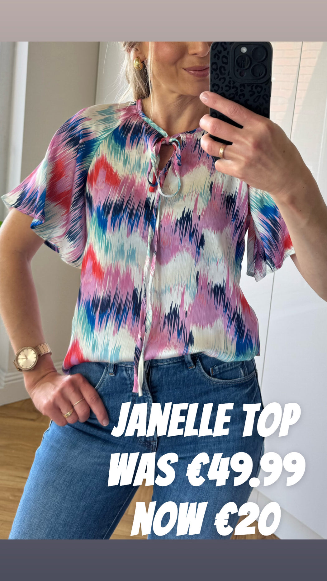 Janelle top pink
