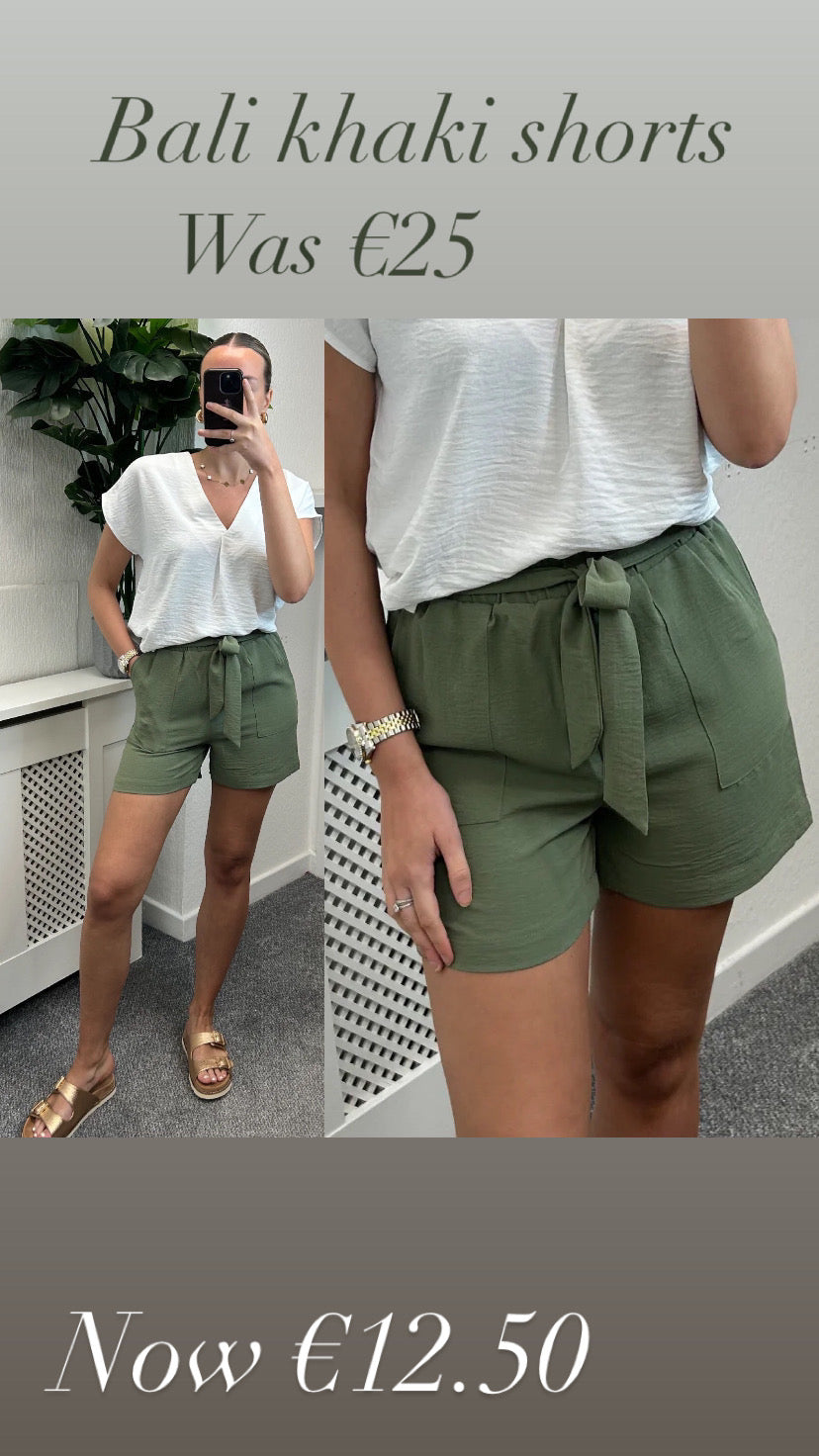 Bali khaki shorts