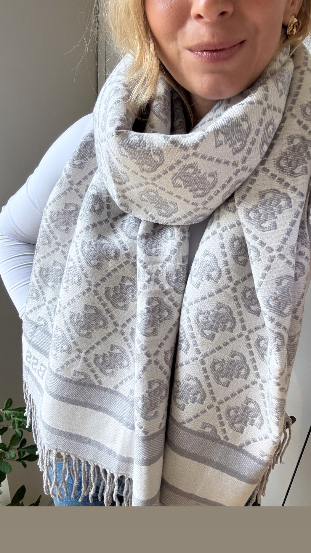 Guess grey AW5665POL03 - GOO scarf