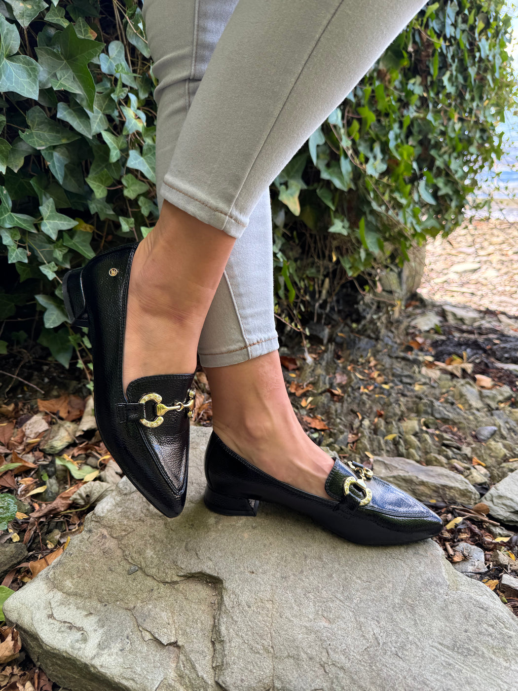 Dalat one Ink Glaze pointed loafer