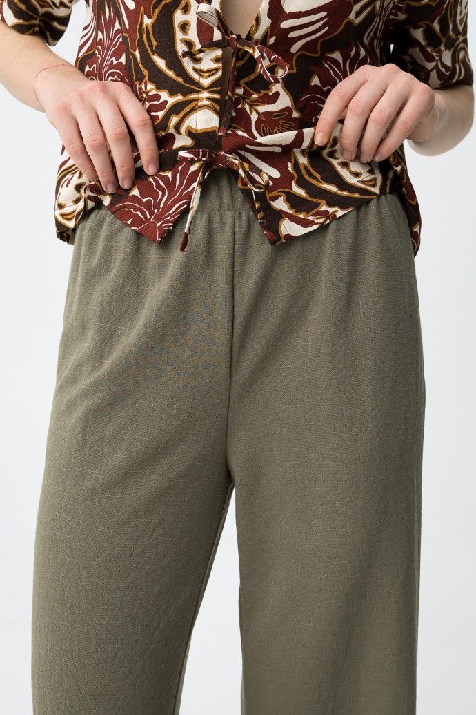 Mellow green trousers
