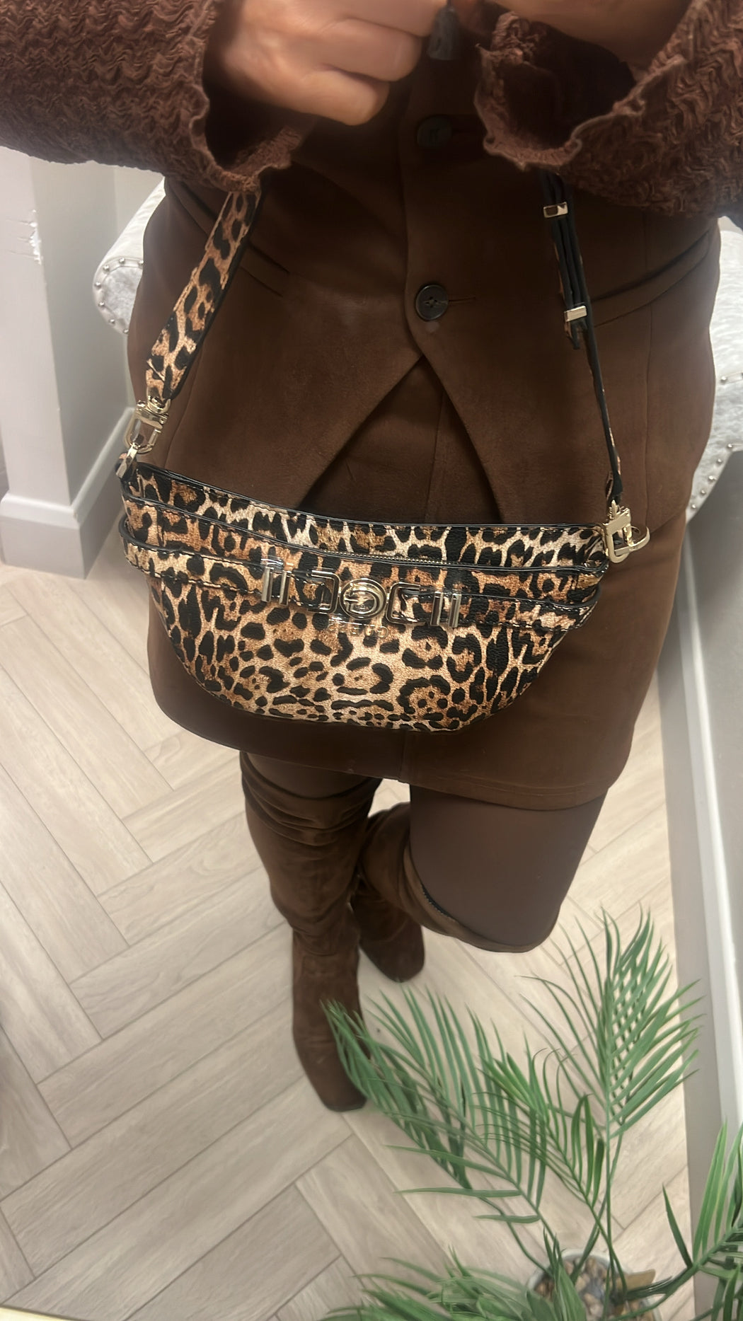 Guess leopard cirene bag LG966818