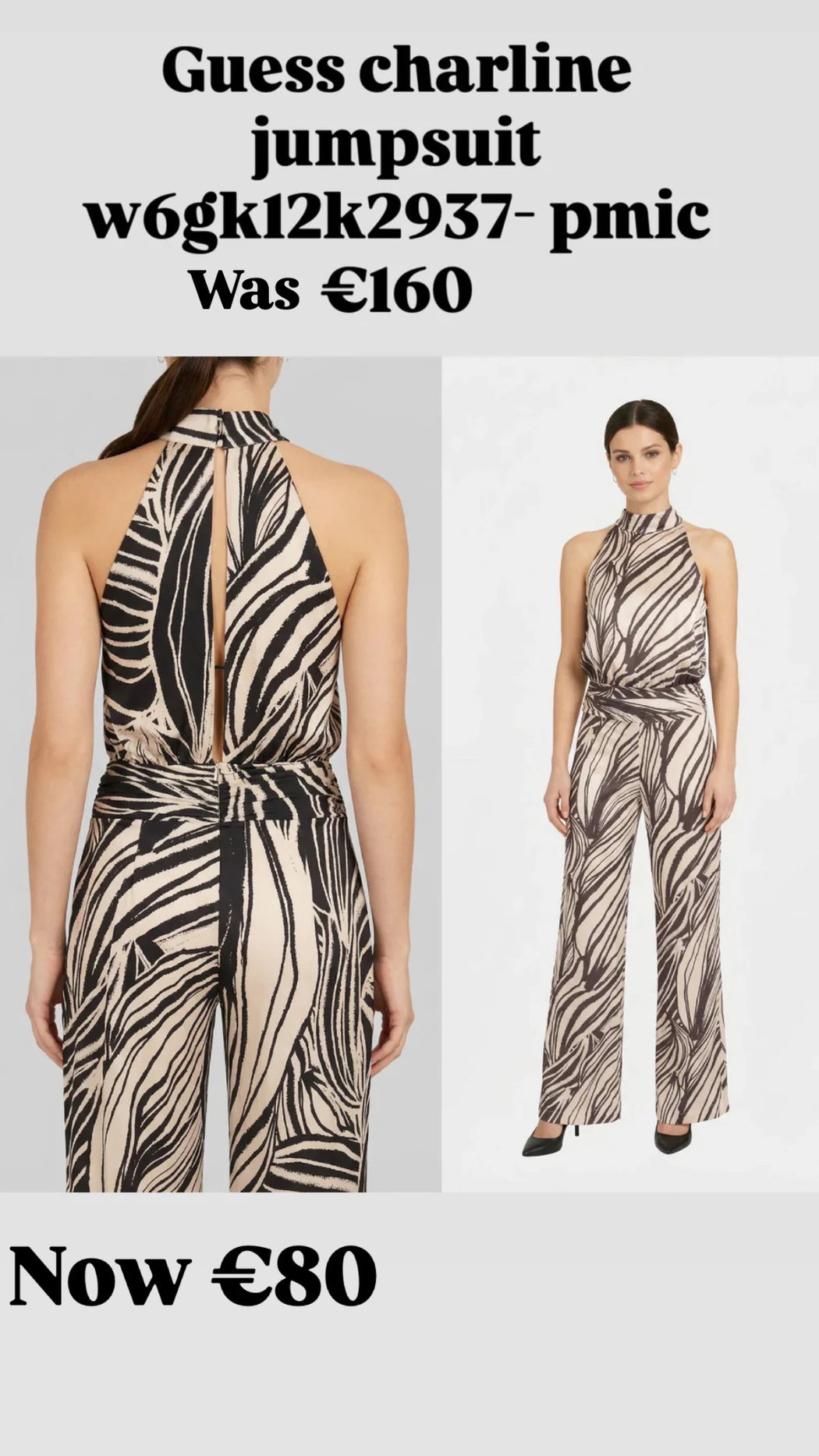 Guess charline  jumpsuit w6gk12k2937- pmic