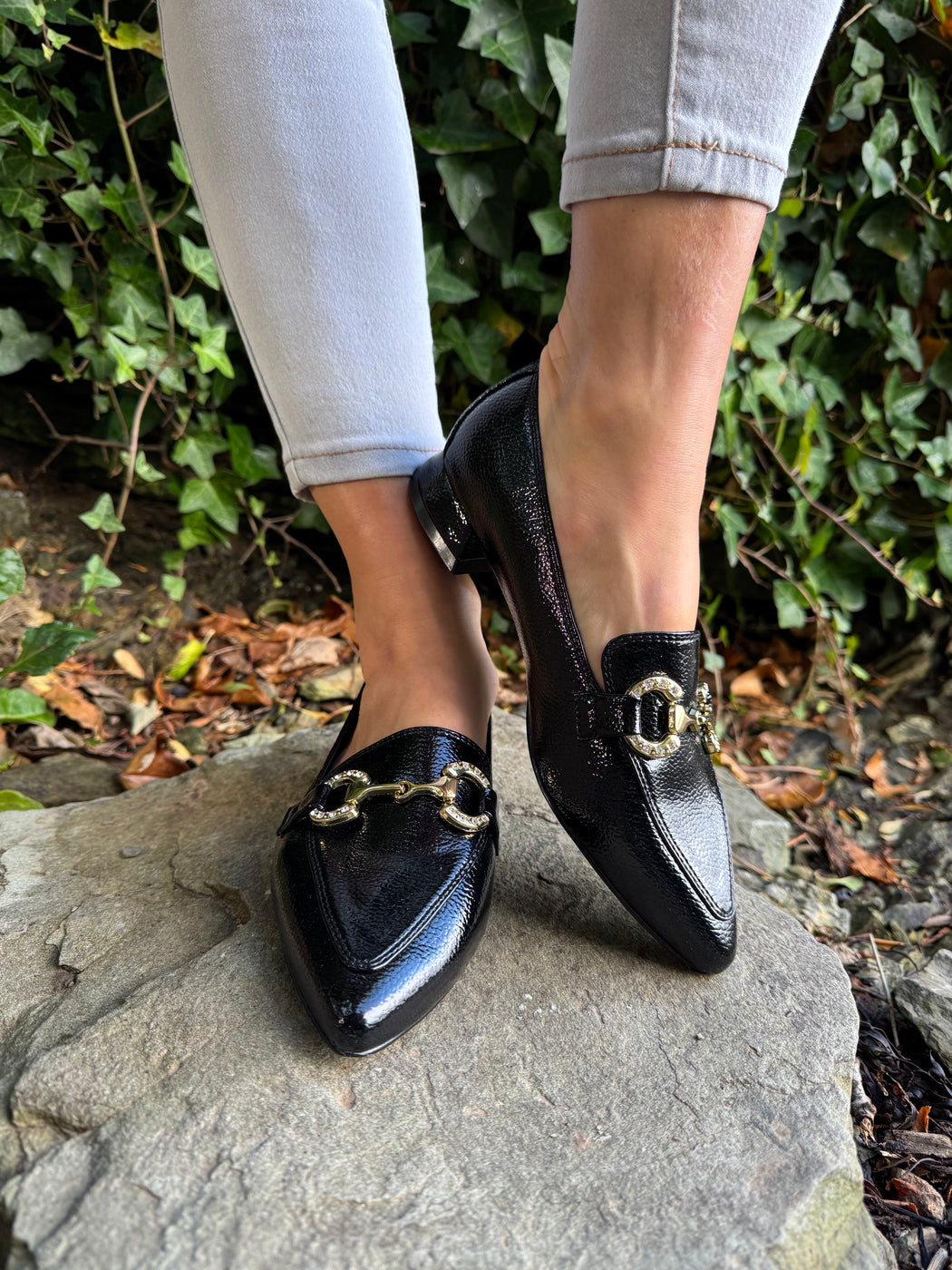 Dalat one Ink Glaze pointed loafer