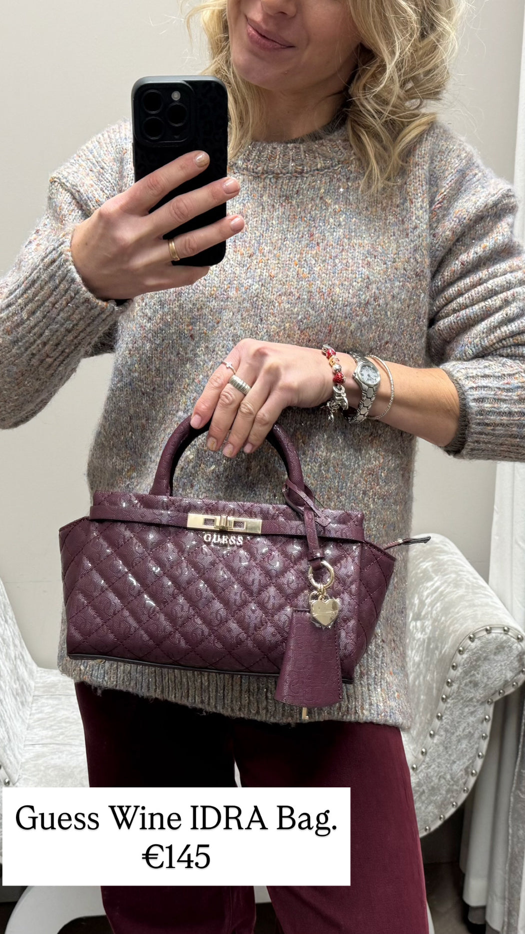 Guess Wine IDRA Bag. GG815705