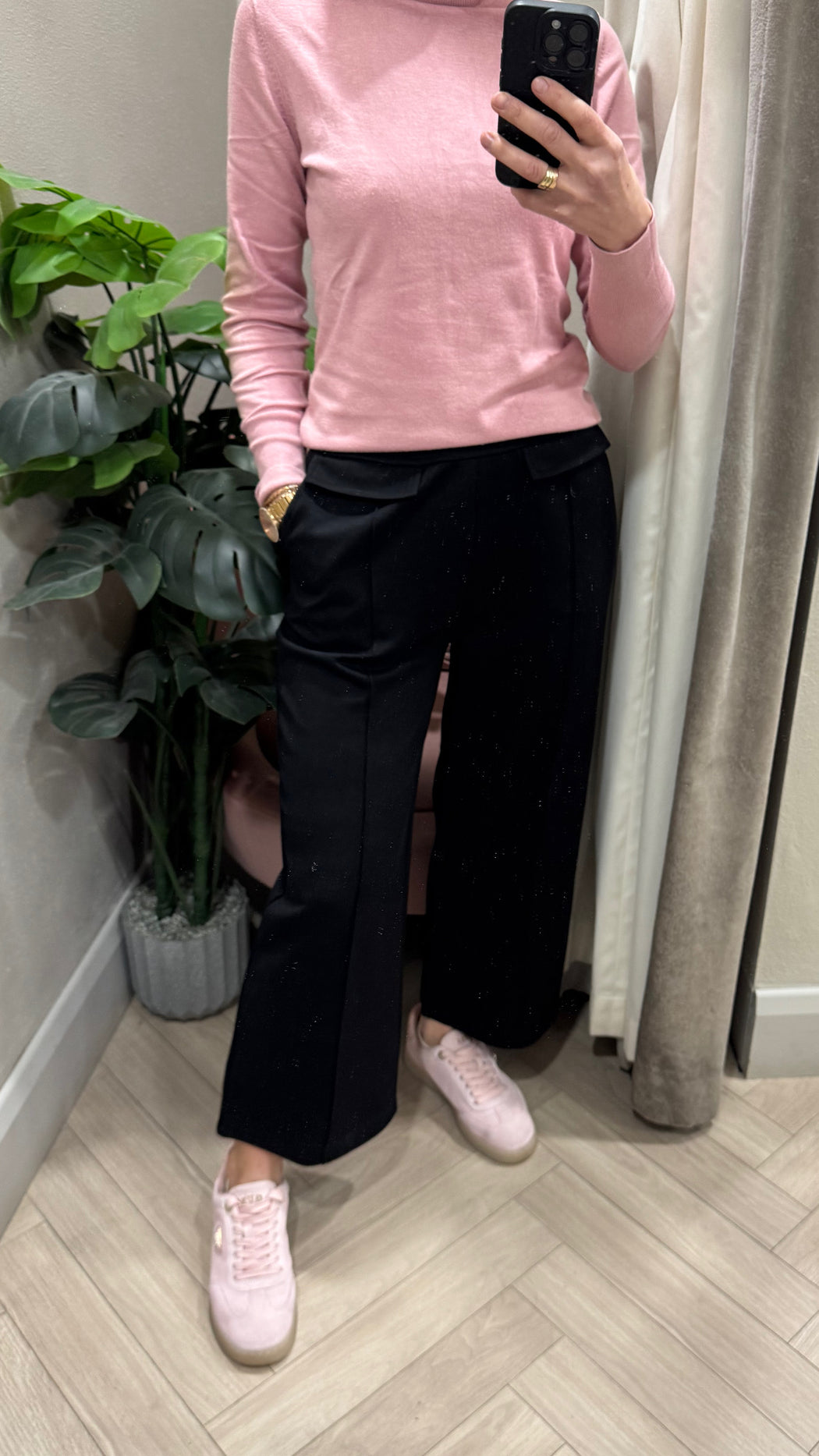 Caterpie black trousers