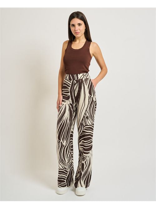 Guess bastienne wide leg trousers w6gb19w1972- pmic