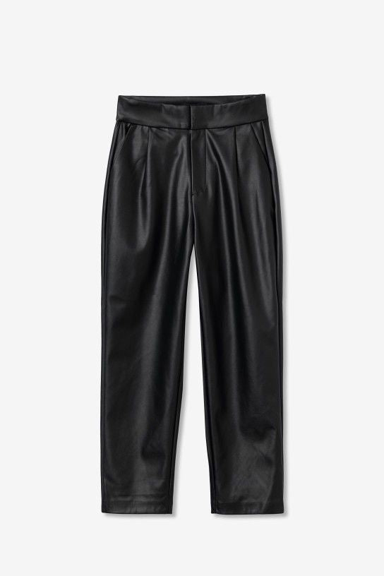 Marcy faux leather trousers