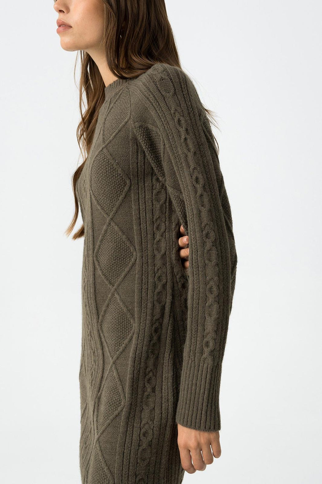Marijin green knit dress