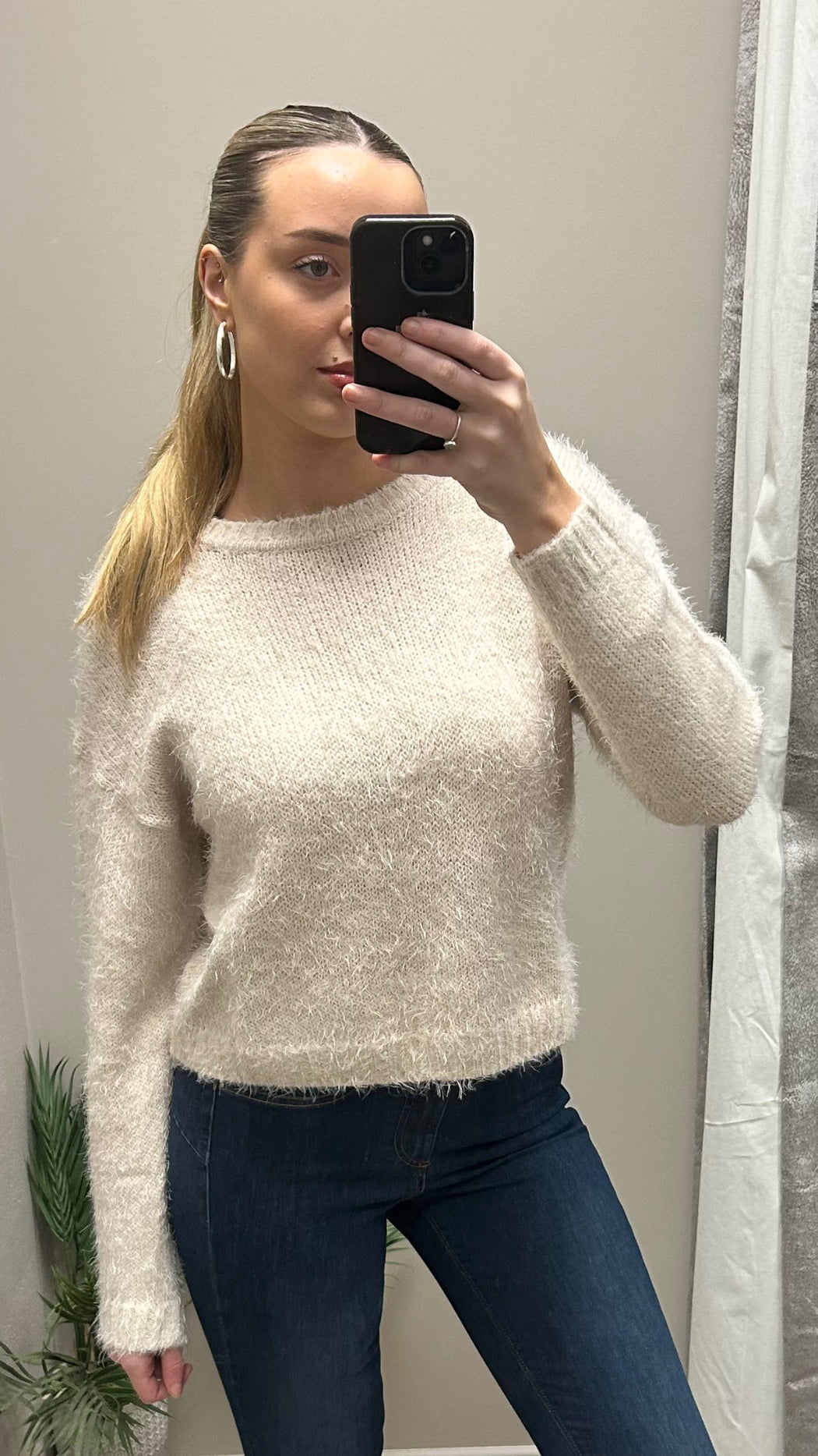 Jolie cream knit