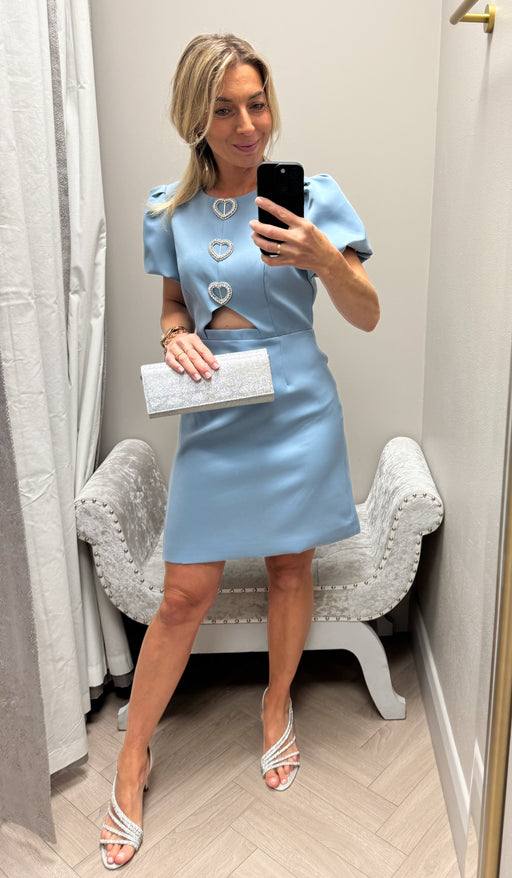 Cassie blue heart dress