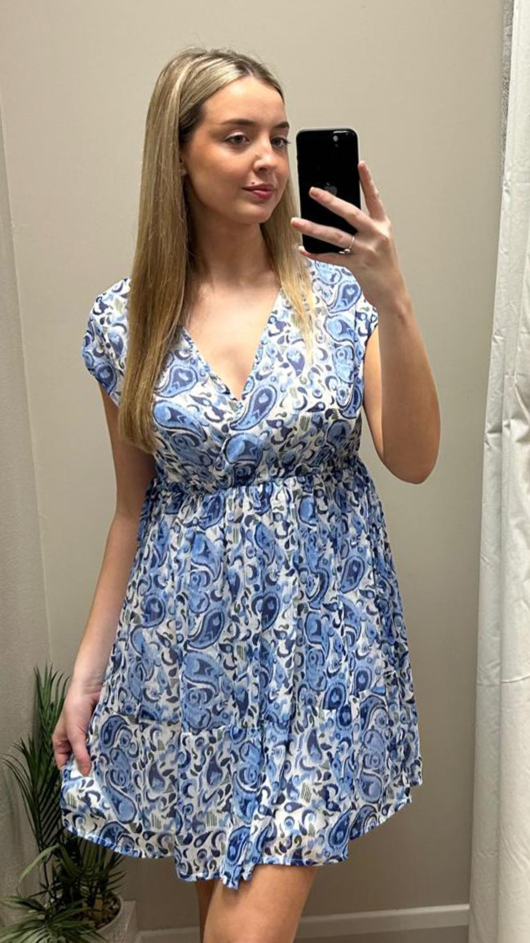 Toly blue dress