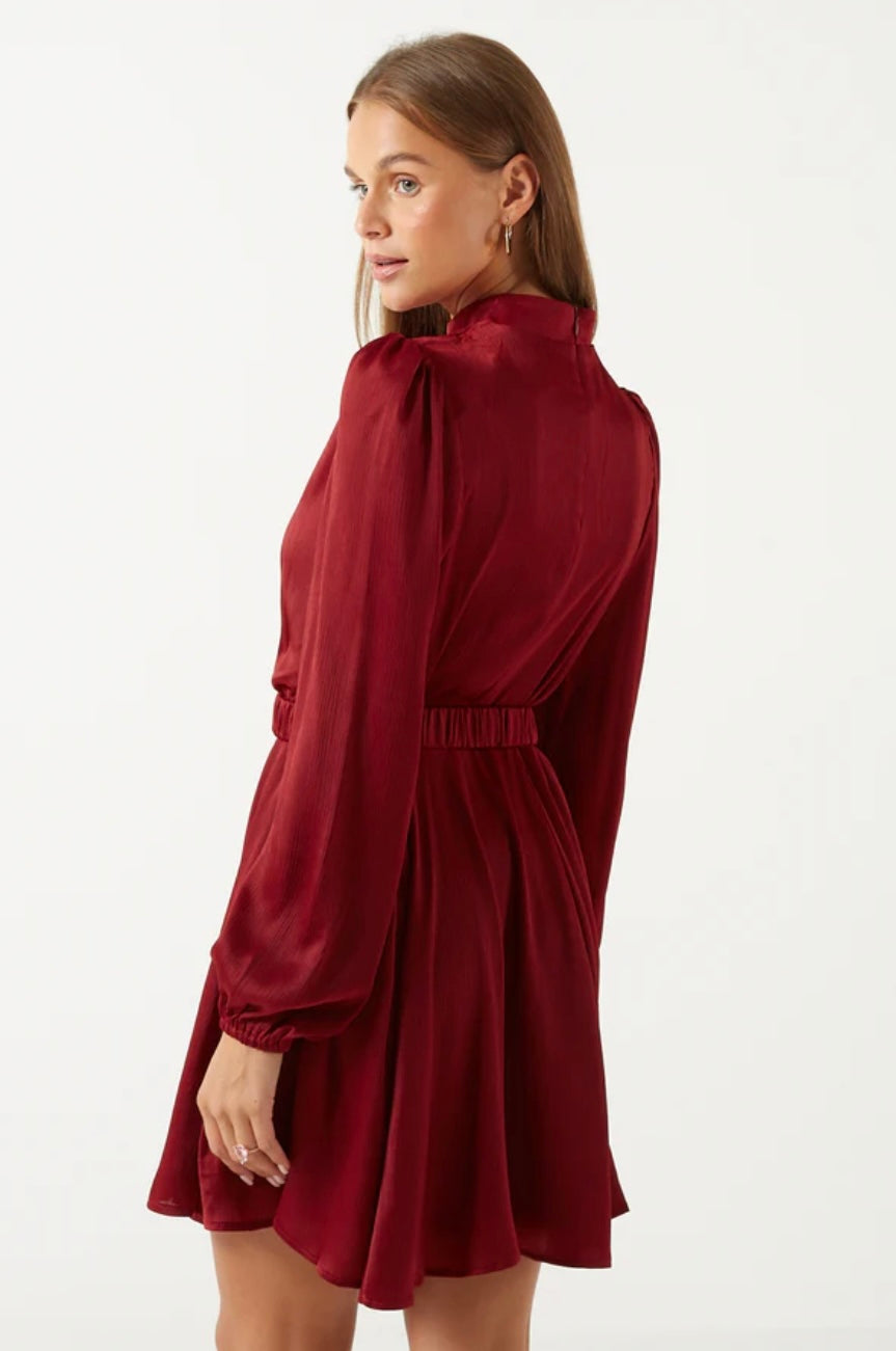 Lara wine dress