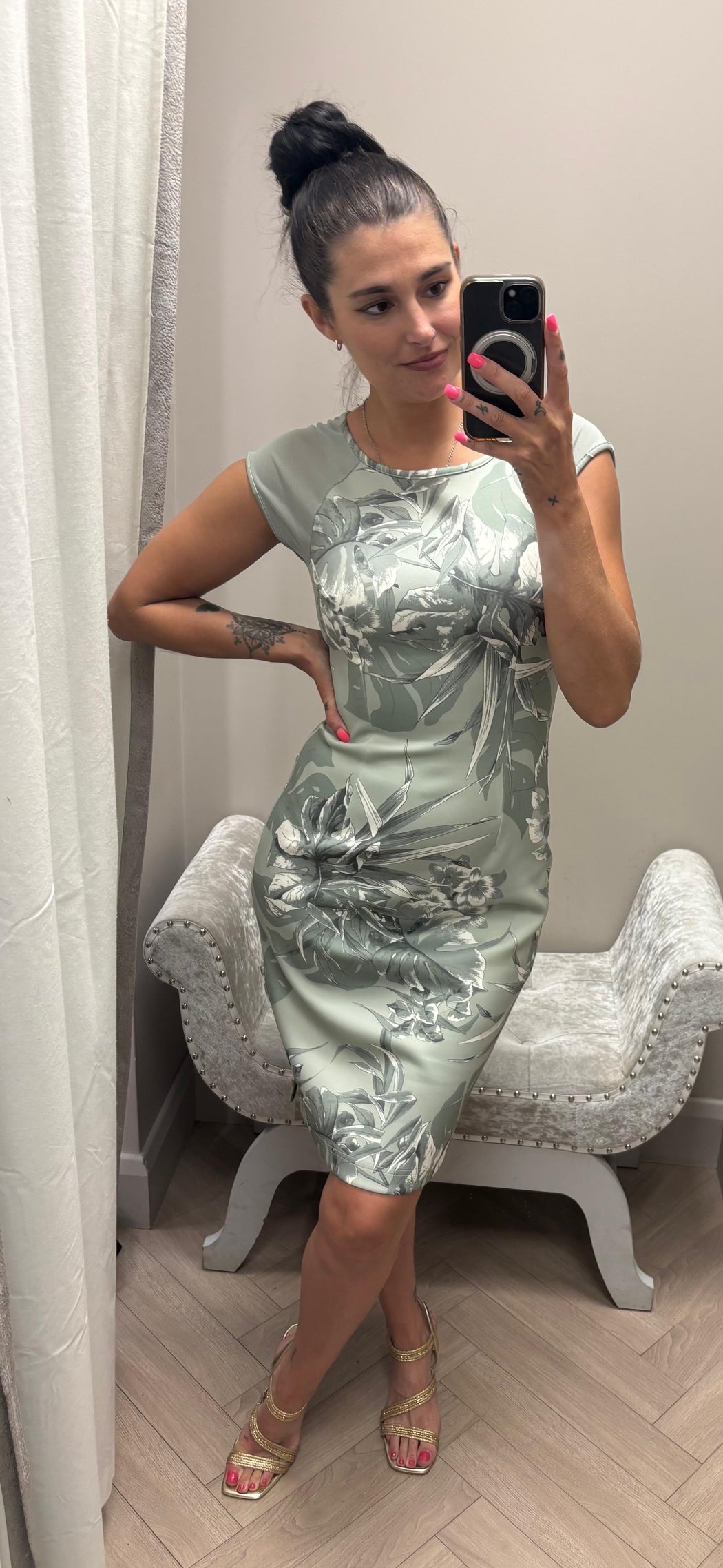 W3YK64K9UN2 guess scuba bodycon dress