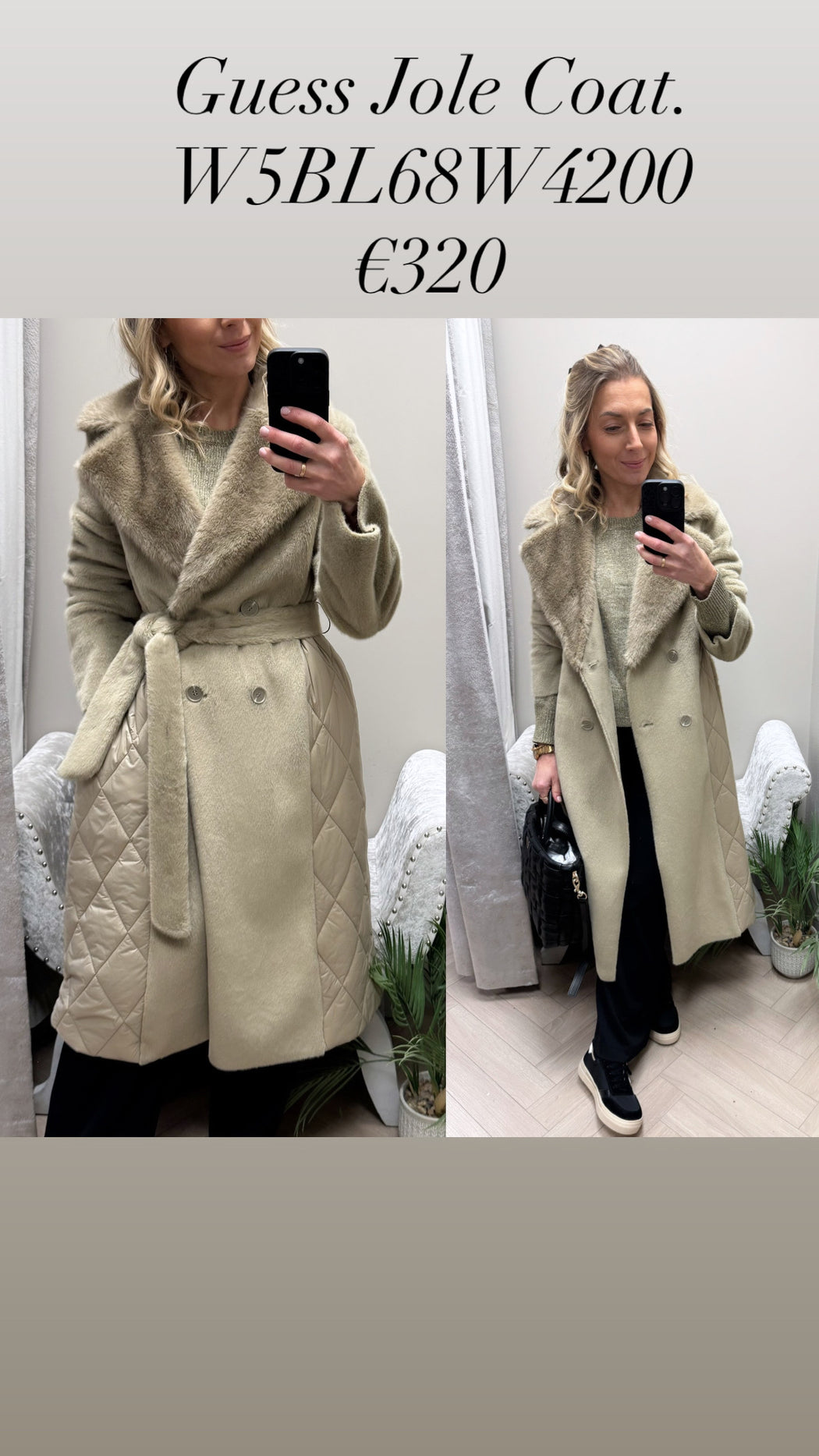 Guess Jole Coat. W5BL68W4200