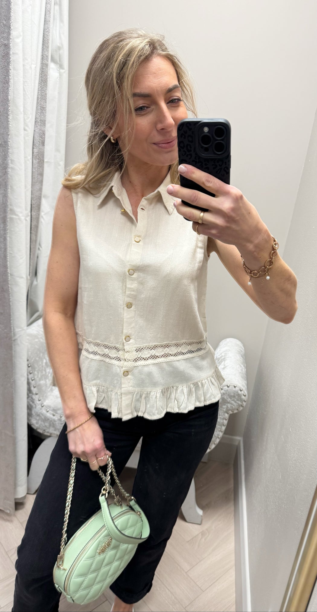 Sienna sleeveless shirt