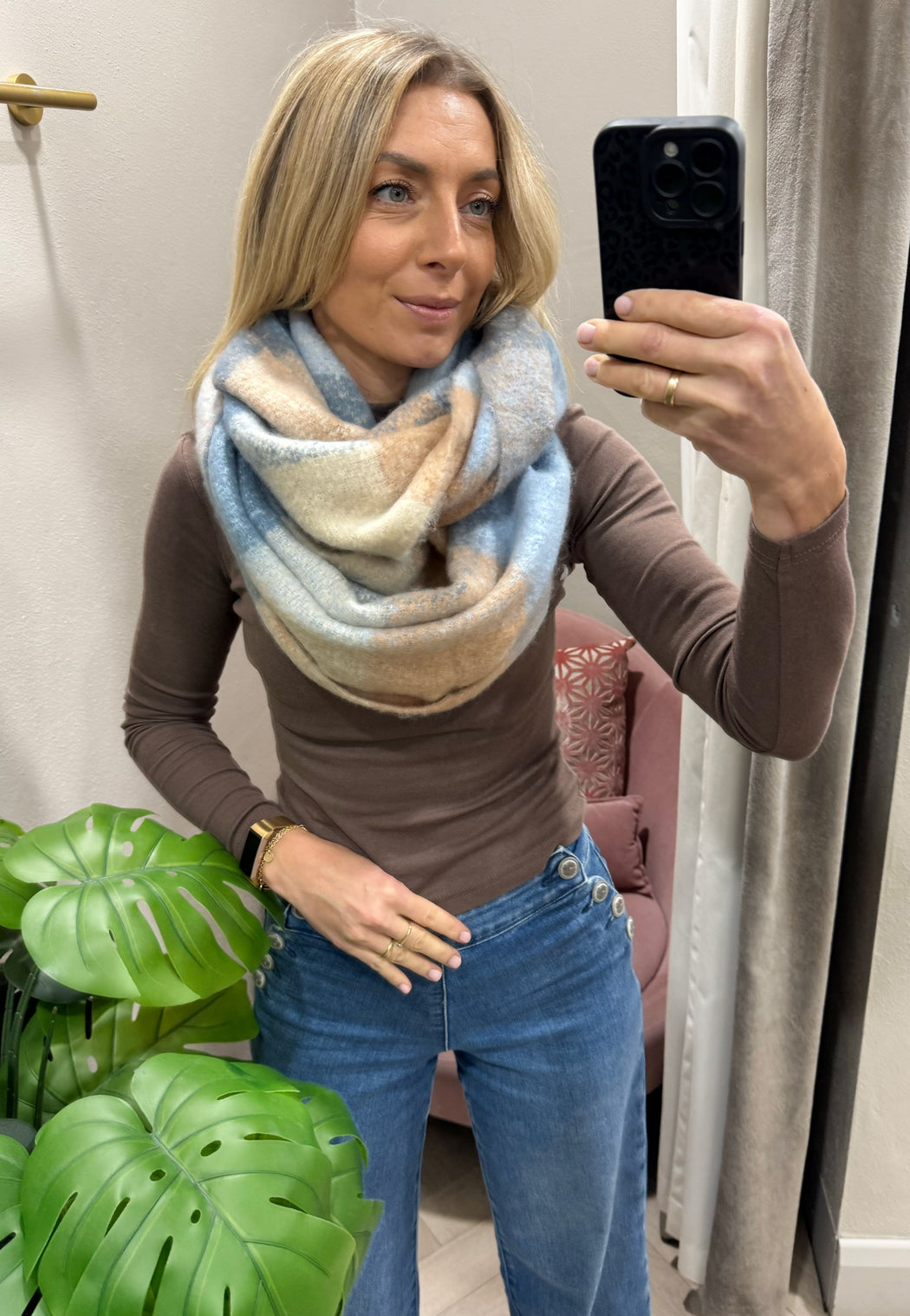London snood scarf