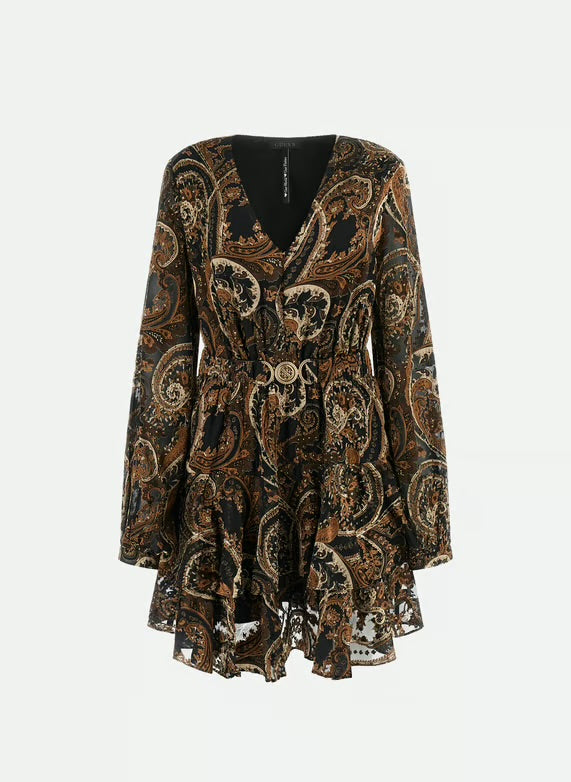 Clarisse guess paisley print dress W5BK53W2770 - P1WT