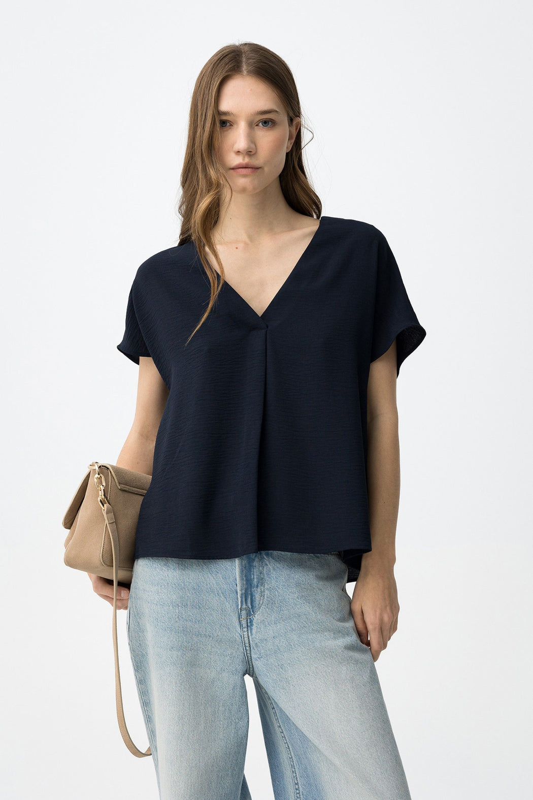 Maxine navy top
