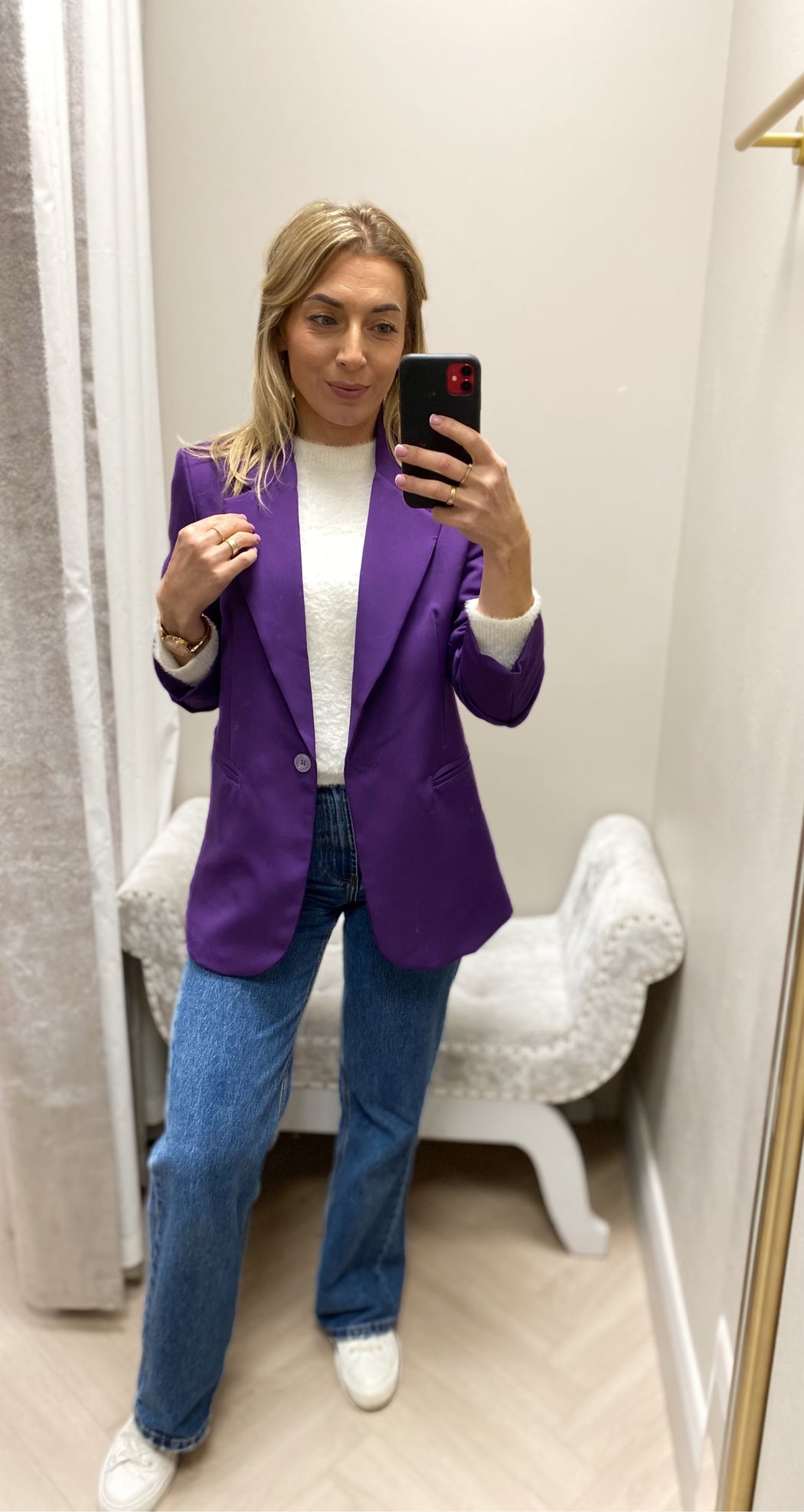 Purple Ellie blazer