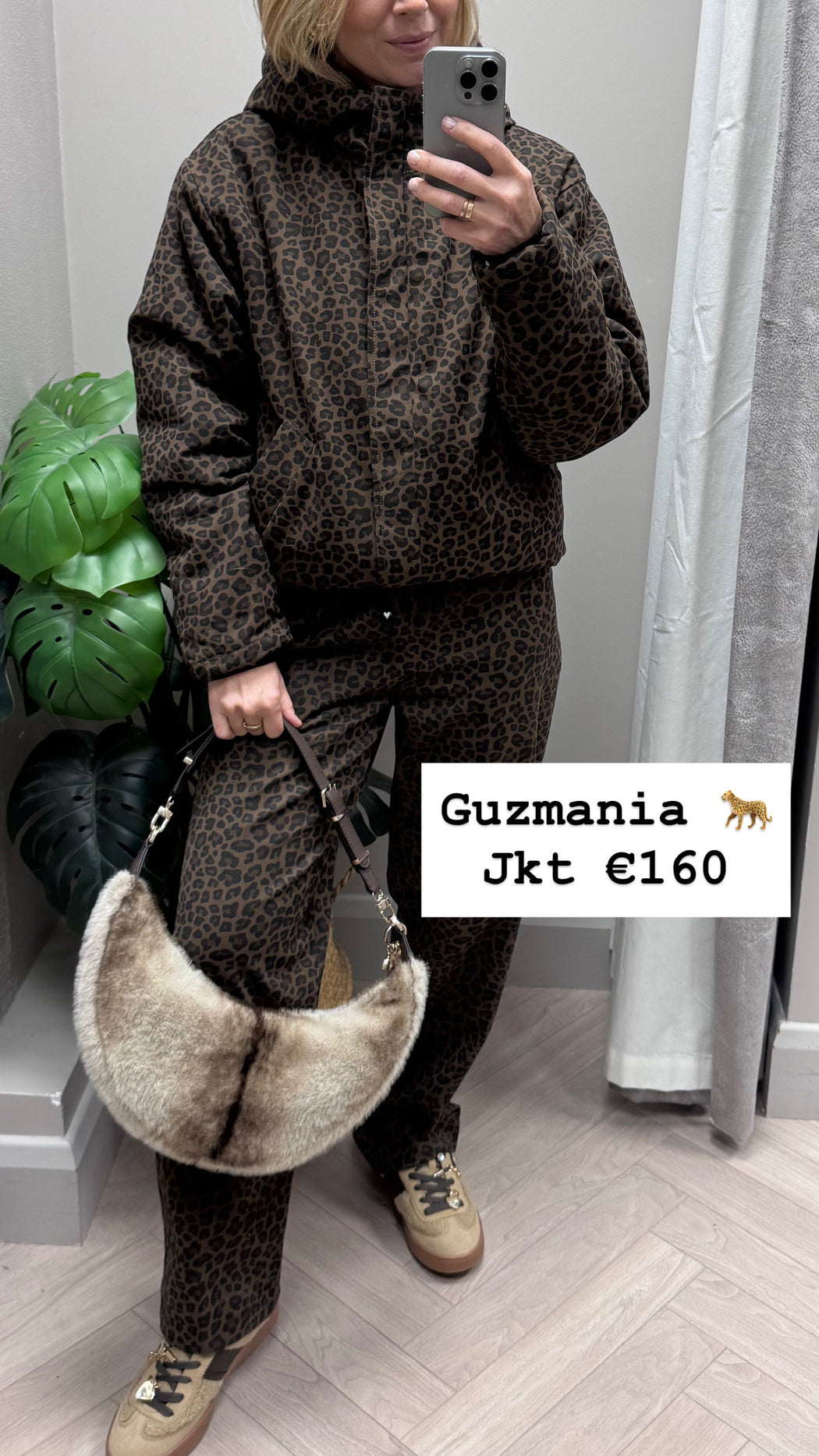 Guzmania leopard-print jacket
