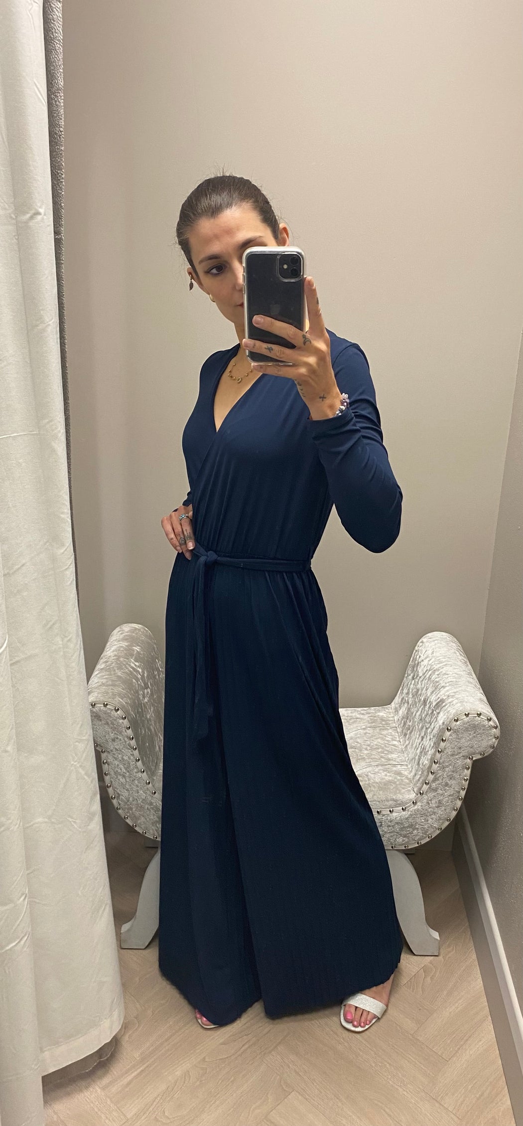 Jana navy jumpsuit