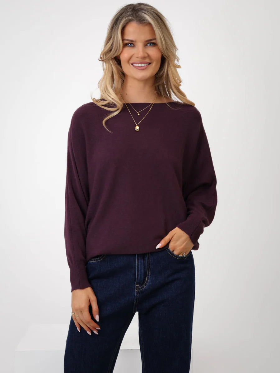 Elba pearl mulberry  knit