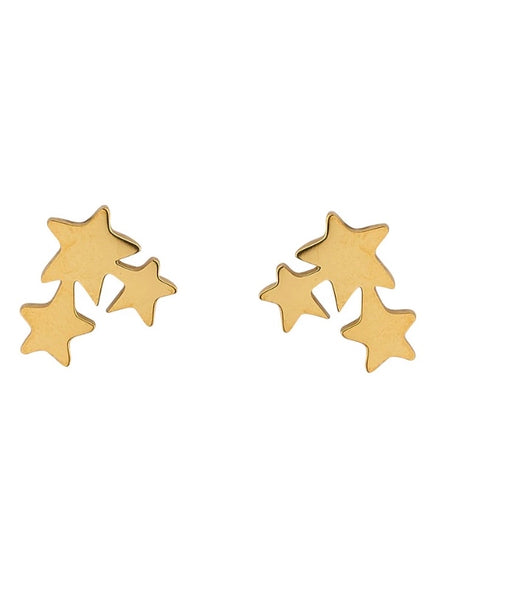 R286EDD star cluster earrings