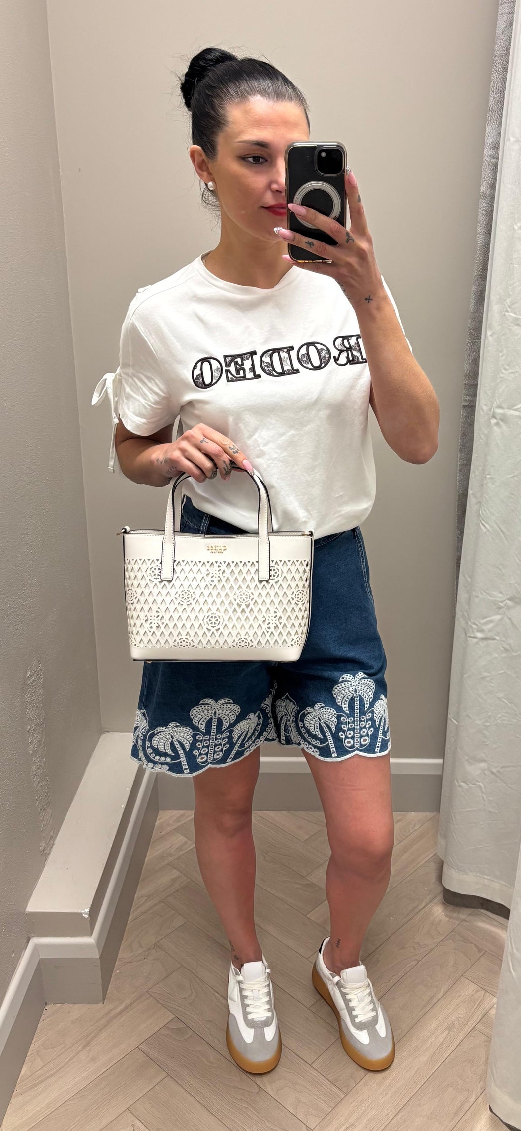 Guess LETTY MINI PG991175 off white 2in1 bag