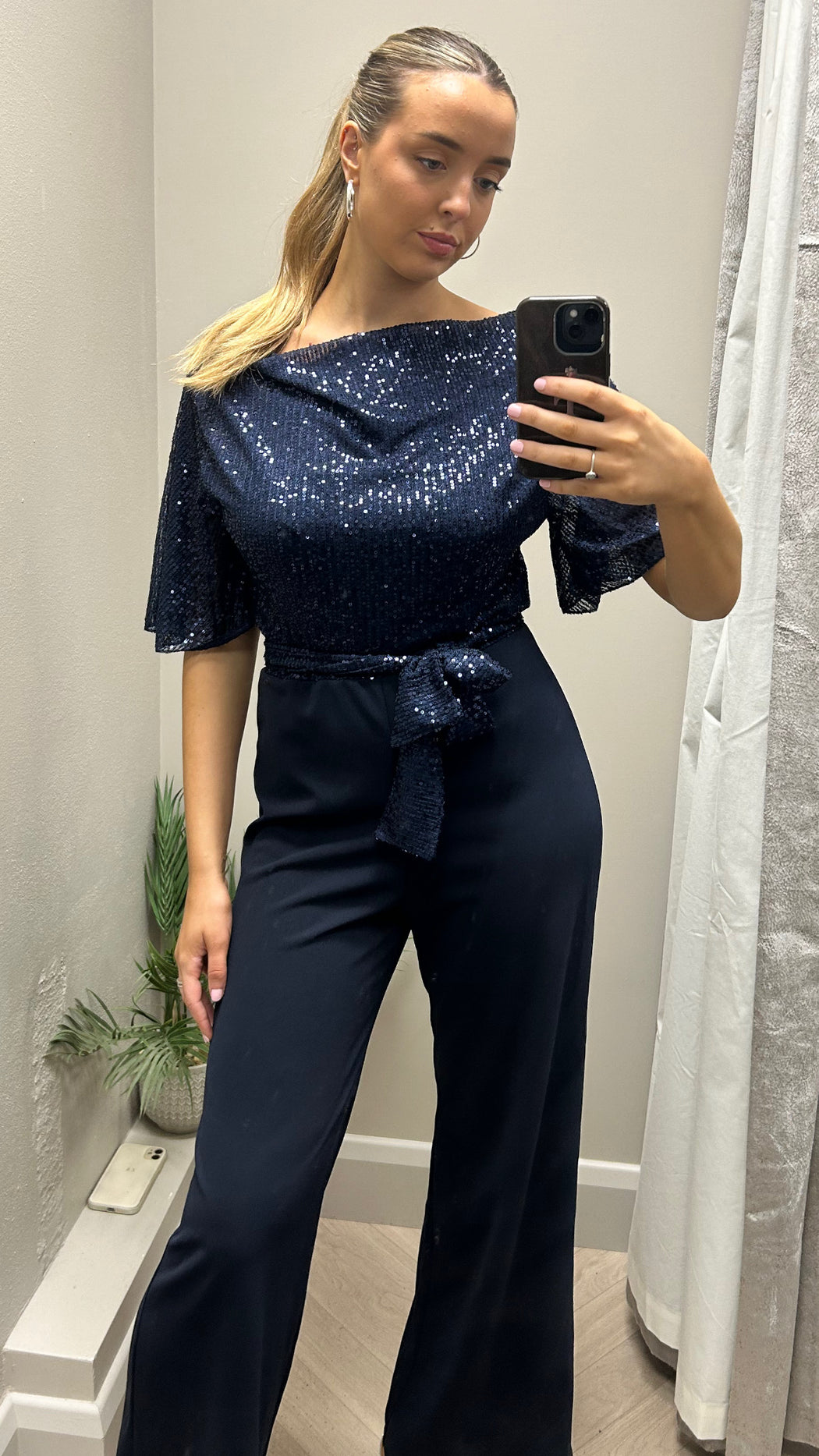 Navy Gracie jumpsuit