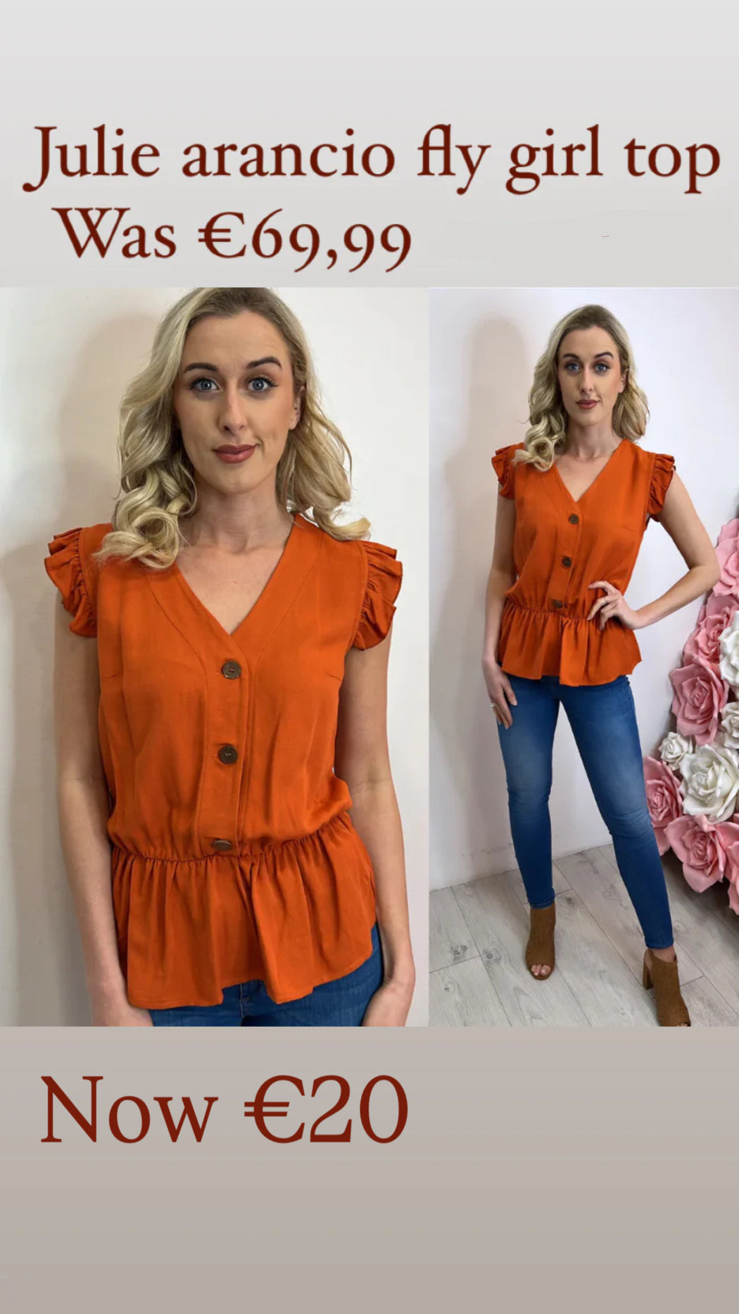 Julie arancio sale fly girl top