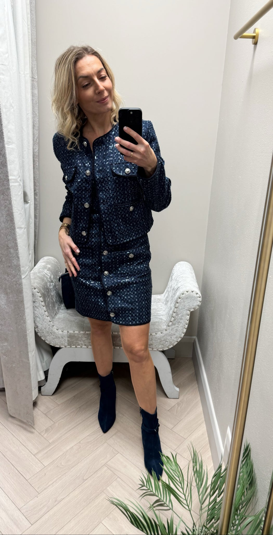 Guess denim sequinned  dress w5bk41d0771
