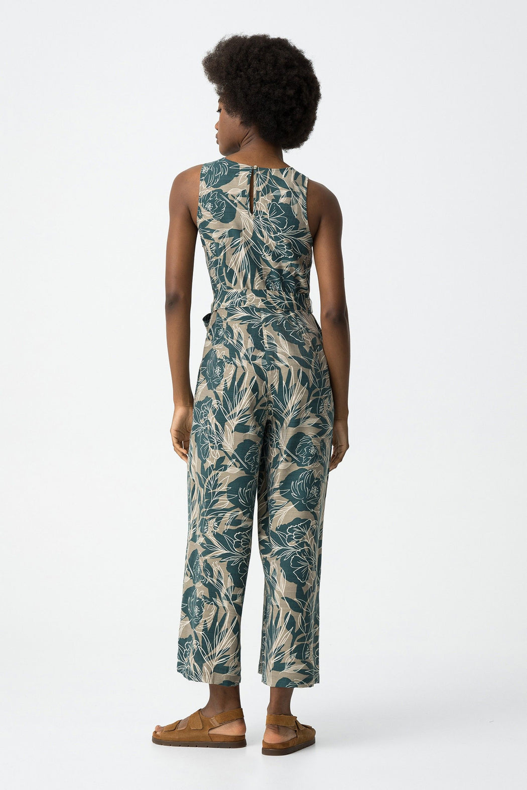 Tabaco green jumpsuit