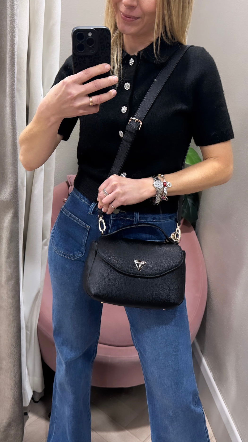 Guess black Evie bag bg966420